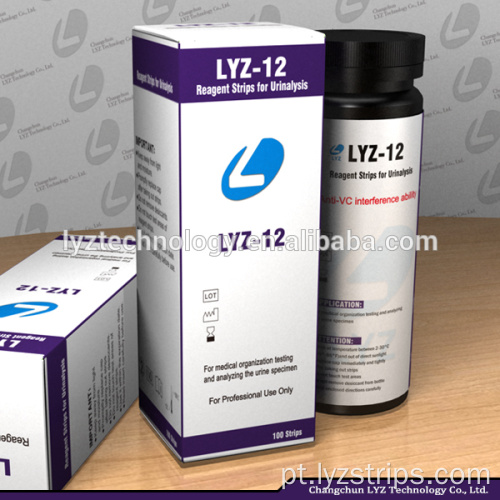 kit de teste veterinário de tira de teste de urina 12 parâmetros